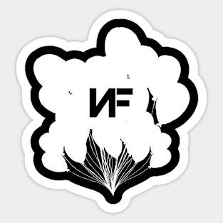 NF Balloons (White Logo) Sticker